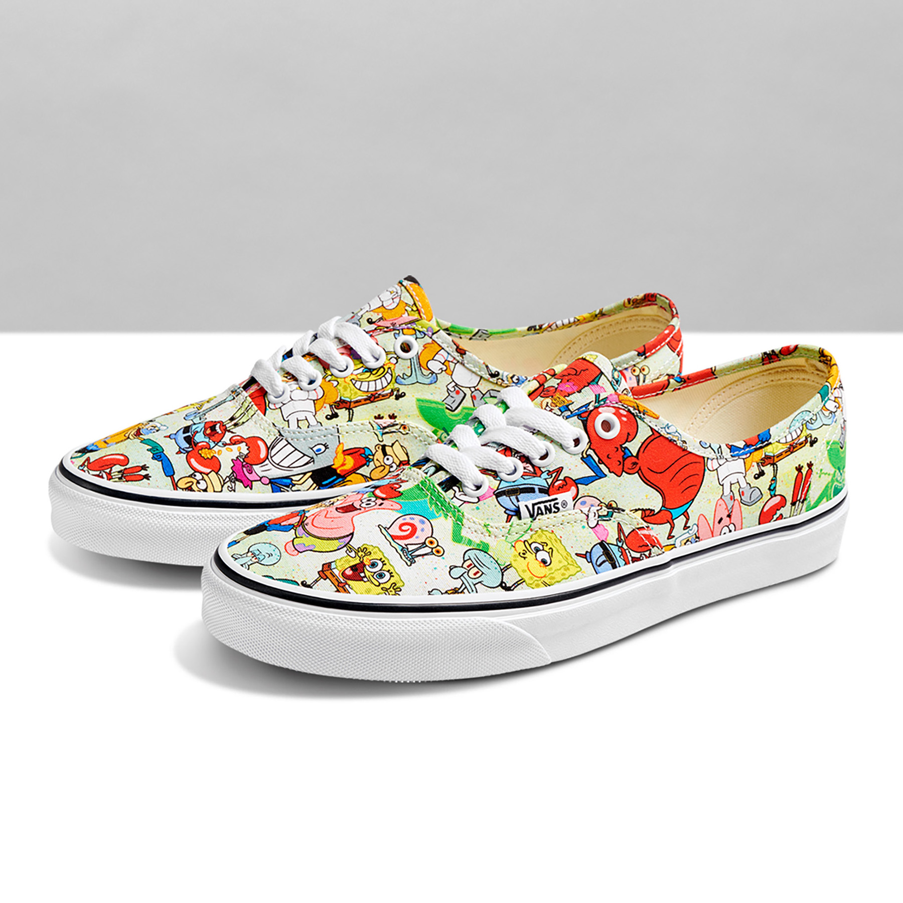 커스텀 VANS X SPONGEBOB Authentic 어센틱